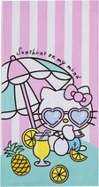 Toalha de praia Northwest Hello Kitty Pink 70x140cm
