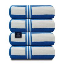 Toalha de praia Organix 91x183 cm, 100% algodão fiado em anel, pacote com 4