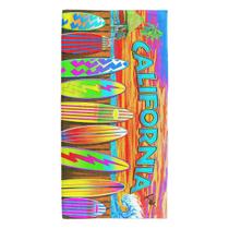 Toalha de Praia Piscina 140x70cm Estampada 100% Poliéster Macia