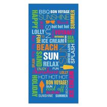 Toalha de Praia Piscina 140x70cm Estampada 100% Poliéster Macia