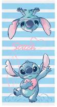 Toalha De Praia Piscina Aveludada Personagem Stitch Lepper
