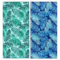 Toalha de praia PY SUPER MODE de microfibra 75x35cm sem areia, pacote com 2