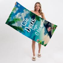 Toalha de Praia - Que Deus seja o foco