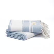 Toalha de praia Salt Earth Cotton Turca 90x180cm, conjunto de 2 azul-celeste Toalha de praia Salt Earth Cotton Turca 90x180cm, conjunto de 2 azul-celeste
