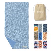 Toalha de praia SUN'Y Waffle Microfiber Sand Free Quick Dry 160x80cm Toalha de praia SUN'Y Waffle Microfiber Sand Free Quick Dry 160x80cm