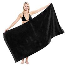 Toalha de praia Terry Town Heavy Weight Jumbo Size Velour Black Toalha de praia Terry Town Heavy Weight Jumbo Size Velour Black