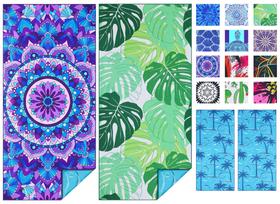 Toalha de praia Two-Yek, microfibra fina, leve, 180x80cm, pacote com 2 Toalha de praia Two-Yek, microfibra fina, leve, 180x80cm, pacote com 2