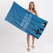 Toalha de Praia - Varas de Pesca