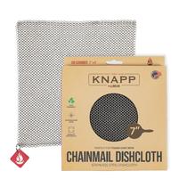 Toalha de prato Chainmail feita de aço inoxidável 18x13cm