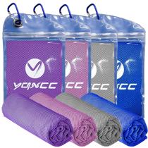 Toalha de resfriamento YQXCC Ice Cool para pescoço 47x30cm, pacote com 4 Toalha de resfriamento YQXCC Ice Cool para pescoço 47x30cm, pacote com 4