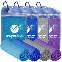 Toalha de resfriamento YQXCC Ice Cool para pescoço 47x30cm, pacote com 4