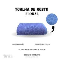 Toalha De Rosto Briza 100% Algodão 50Cm X 80Cm Floral ul