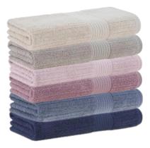 Toalha de Rosto Buddemeyer Fio Penteado Canelado 48x85 cm - Alta Absorção e Durabilidade