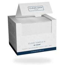Toalha de rosto CLEAN SKIN CLUB Clean Towels XL 100% biológica 100 ct