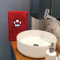 Toalha de Rosto Cogumelo Vermelho