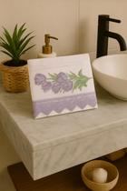 Toalha de Rosto com Bordado Floral