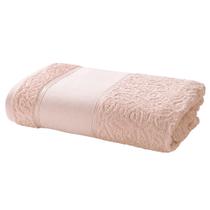 Toalha de Rosto Dohler Felpudo Jacguard Sofia p/ Pintar 50x80cm Cor:Rosa Claro