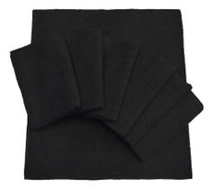 Toalha De Rosto Engotex Preta Linha Salao 80x50cm 10 Unid. Toalha De Rosto Engotex Preta Linha Salao 80x50cm 10 Unid.
