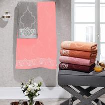 Toalha de Rosto Felpuda Marrocos Rosa - LUFAMAR
