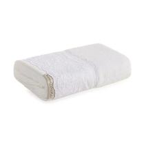 Toalha de Rosto Fio Penteado Bordado Antônia Branco