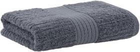 Toalha de Rosto Fio Penteado Canelado 48 cm x 85 cm Buddemeyer 100% Algoodão 1839 Cinza Escuro
