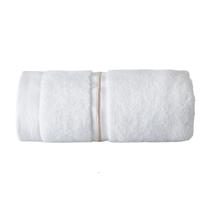 Toalha de Rosto Kacyumara Lazio 48x90cm Branca Boradado Rose