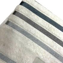 Toalha de Rosto Karsten Lumina - 48 x 80 cm - Branco/Azul Toalha de Rosto Karsten Lumina - 48 x 80 cm - Branco/Azul