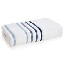 Toalha de Rosto Lumina Branco/Azul KARSTEN TAM 0,48X0,80CM Toalha de Rosto Lumina Branco/Azul KARSTEN TAM 0,48X0,80CM