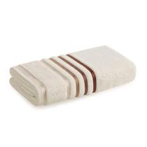 Toalha De Rosto Lumina Fio Penteado Ivory e Ferrugem Karsten Toalha De Rosto Lumina Fio Penteado Ivory e Ferrugem Karsten