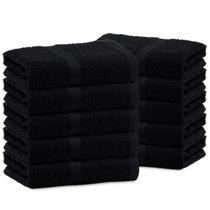 Toalha de Rosto Margex Salão Preto 20 Unidades