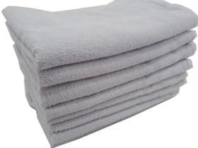 Toalha De Rosto Para Salão De Beleza Branca Kit Com 5