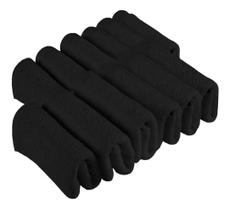 Toalha De Rosto Para Salão Preta Kit com 6 unidades Toalha De Rosto Para Salão Preta Kit com 6 unidades