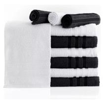 Toalha de Rosto Preta Luxuosa e Absorvente Ideal Para Banheiro Elegante Com Garantia Toalha de Rosto Preta Luxuosa e Absorvente Ideal Para Banheiro Elegante Com Garantia
