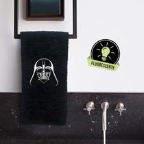 Toalha de Rosto Star Wars Vader Bordado Fluorescente