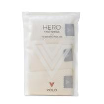 Toalha de rosto VOLO Hero Salt White Nanoweave Microfiber 3PK Toalha de rosto VOLO Hero Salt White Nanoweave Microfiber 3PK