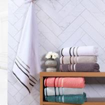 Toalha De Rosto Yasmin Super Macia Algodão 45X70 Toalha De Rosto Yasmin Super Macia Algodão 45X70