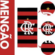 Toalha De Time Praia/piscina -Flamengo- Aveludada Lepper