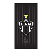Toalha de time velour atlético mineiro 08 - 70 x 140 - preto - dohler