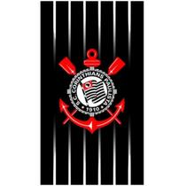 Toalha de time velour corinthians 12 - 70 x 140 - preto - dohler