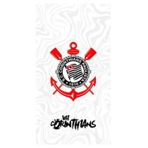 Toalha de time velour corinthians 13 - 70 x 140 - branco - dohler Toalha de time velour corinthians 13 - 70 x 140 - branco - dohler