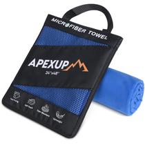 Toalha de viagem de microfibra APEXUP 122x61cm Quick Dry Toalha de viagem de microfibra APEXUP 122x61cm Quick Dry
