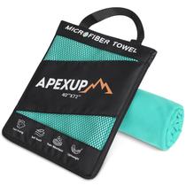Toalha de viagem de microfibra APEXUP 183x102cm Quick Dry Mint Toalha de viagem de microfibra APEXUP 183x102cm Quick Dry Mint