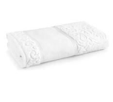 Toalha de Visita Karsten Melina 33x50 cm Branca - Alta Absorção e Antipilling
