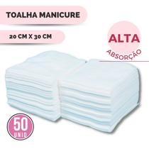 Toalha Descartável Manicure 20x30 cm Profissional Salão Beleza Macia Alta Absorção Monolo