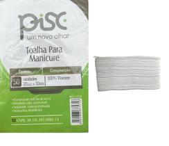 TOALHA descartavel PISC MANICURE 20cm X 30cm Viscose 50 unid