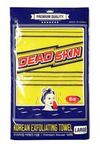 Toalha esfoliante DEAD SKIN, toalha de banho profissional, 6 unidades