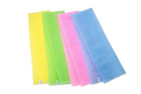 Toalha esfoliante Modu, pano de banho de nylon, 4 unidades