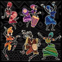 Toalha esoterica afro dança mulher africana cerimonia ritual