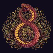 Toalha esoterica simbolo milenar ouroboro serpente
