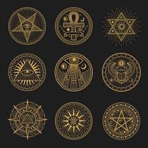 Toalha esoterica tarot 9 mandalas egipcia simbologia sagrada